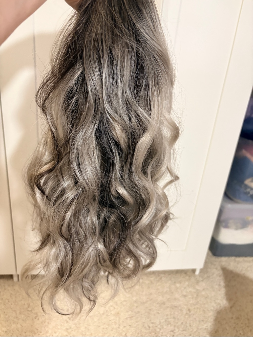 Chelsey Smith Crowns Cecily slate gray blond wig